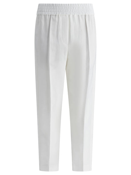 BRUNELLO CUCINELLI Elegant Trousers for Women - SS25 Collection