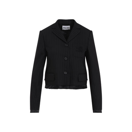 MIU MIU Wool Jacket for Women - SS25 Collection