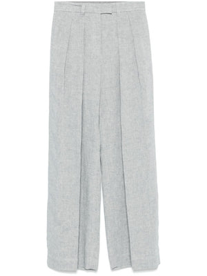 BRUNELLO CUCINELLI Linen Wide-Leg Trousers for Women