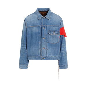 MASTERMIND JAPAN Men's Denim Jacket - SS24 Collection