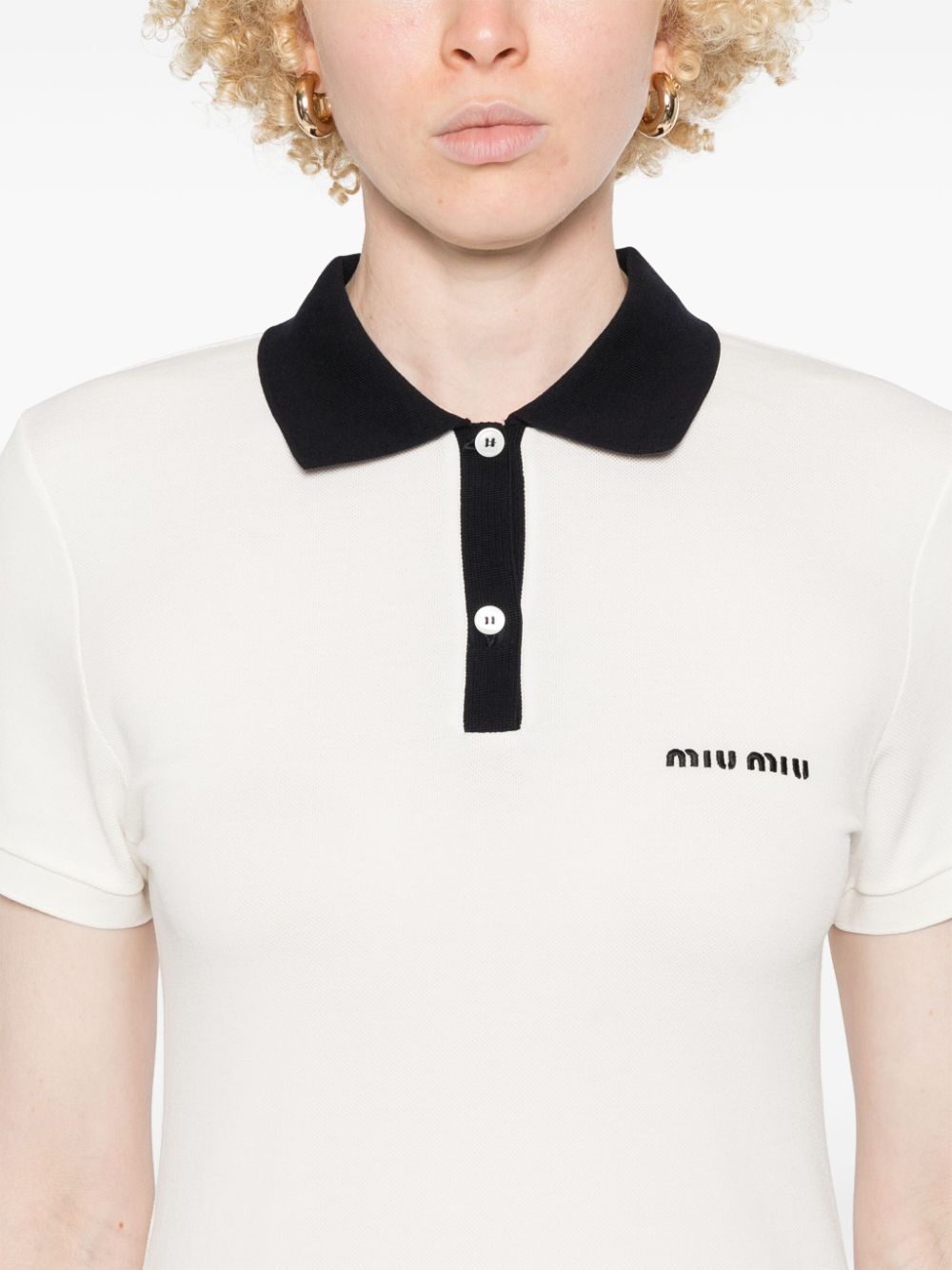 MIU MIU Chic Mini Piquet Dress for Women