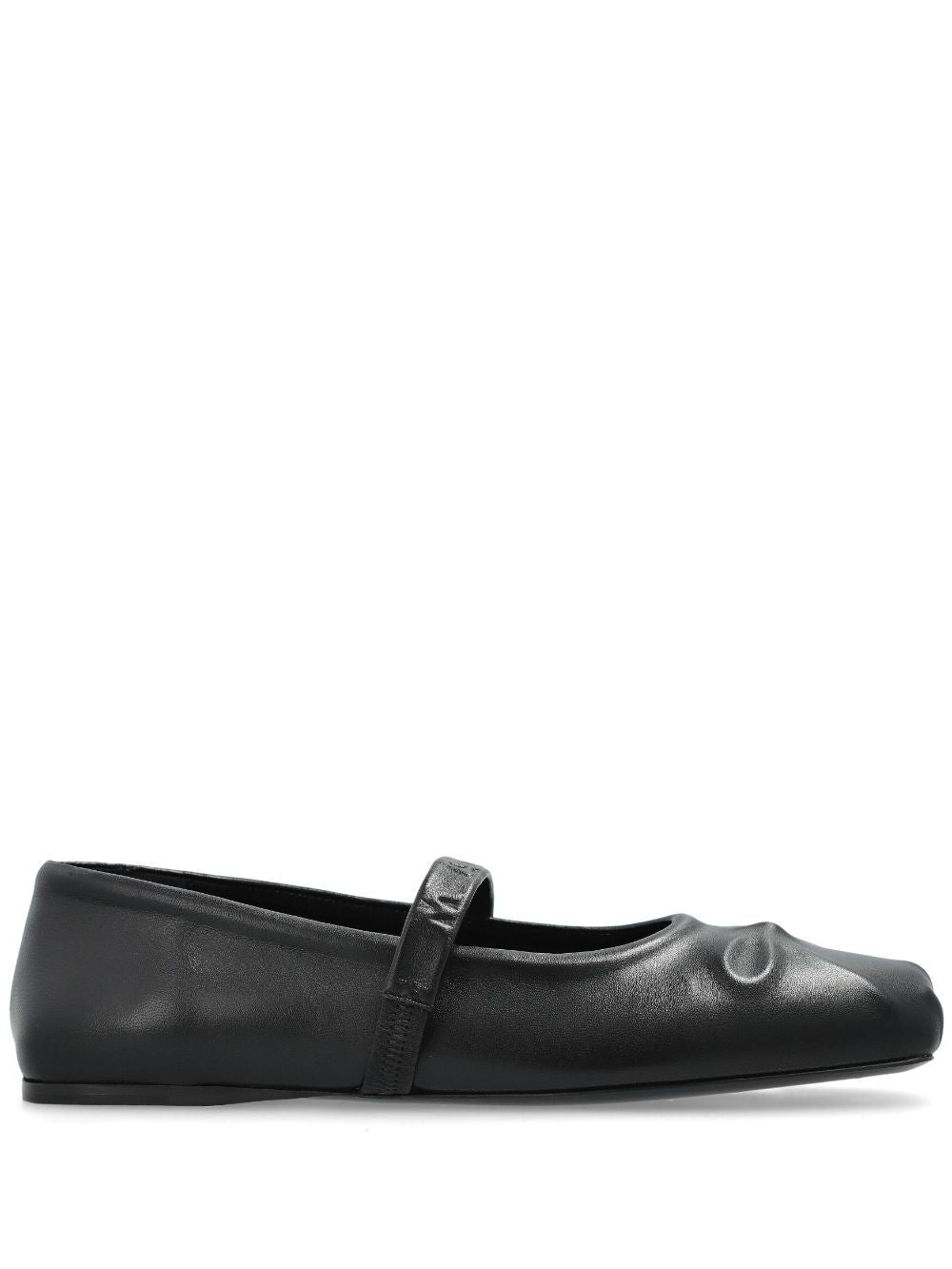 MARNI Logo Embossed Ballet Flats for Women