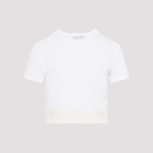 MIU MIU Cotton T-Shirt for Women - SS25 Collection