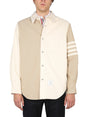 THOM BROWNE Classic Collar Denim Jacket for Men - SS23