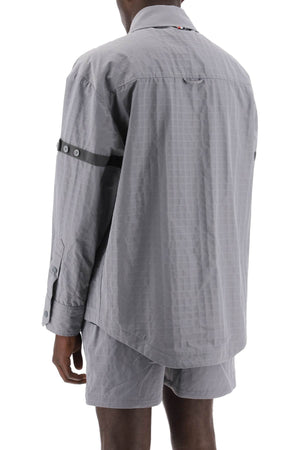 THOM BROWNE Nylon Ripstop Overshirt - Size 3