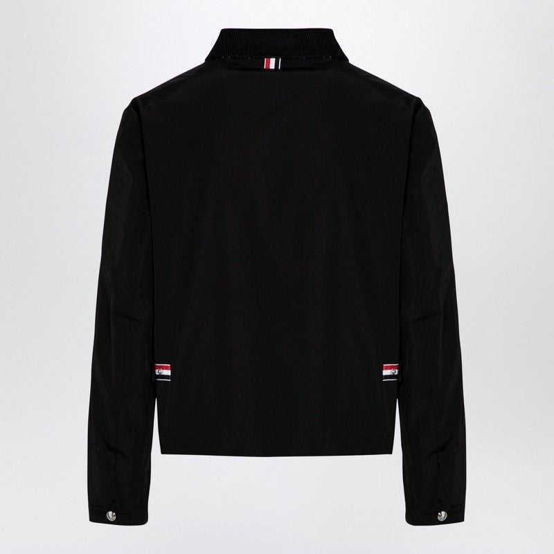 THOM BROWNE Lightweight Jacket with Tricolour Detail - FW24