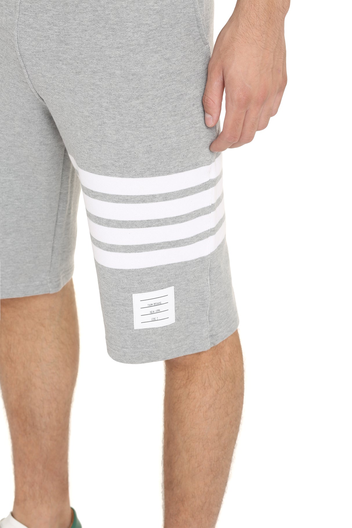 THOM BROWNE Men's Mini 4-Bar Sweat Shorts