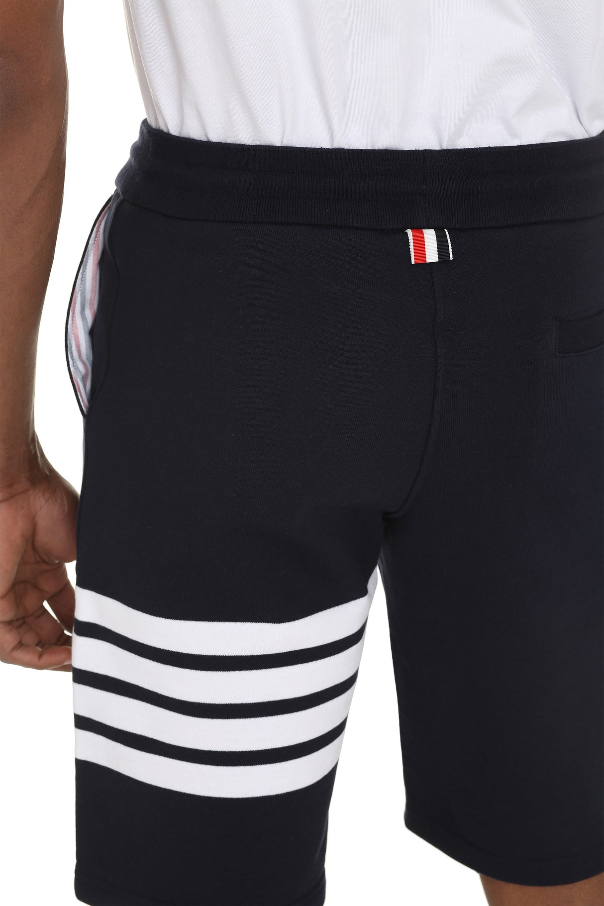 THOM BROWNE Men's Mini 4-Bar Sweat Shorts