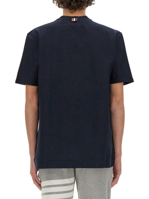 THOM BROWNE Classic Cotton T-Shirt - Size 3 JP