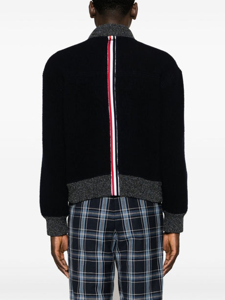 THOM BROWNE Premium Wool Bomber Jacket