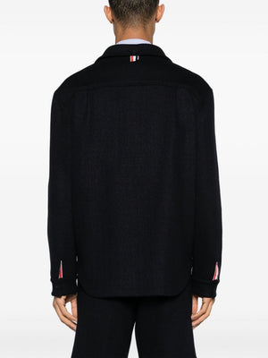 THOM BROWNE Herringbone Logo Shirt