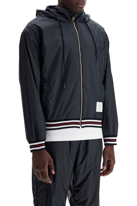 THOM BROWNE Oversized Zip-Up Jacket for Men