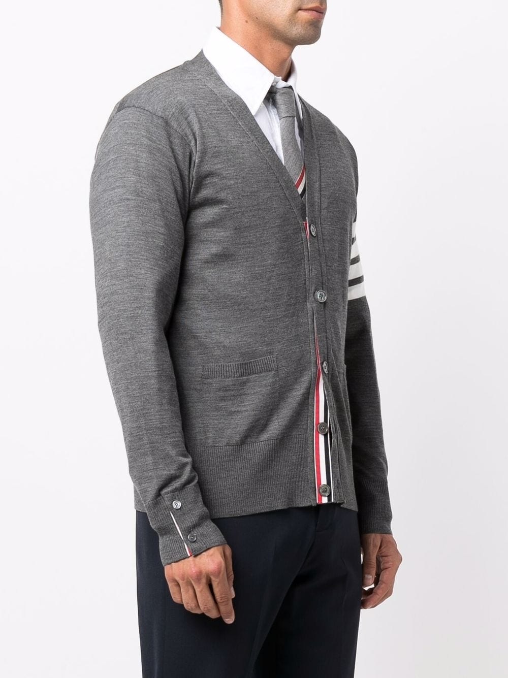 THOM BROWNE 4-Bar Cardigan for Men