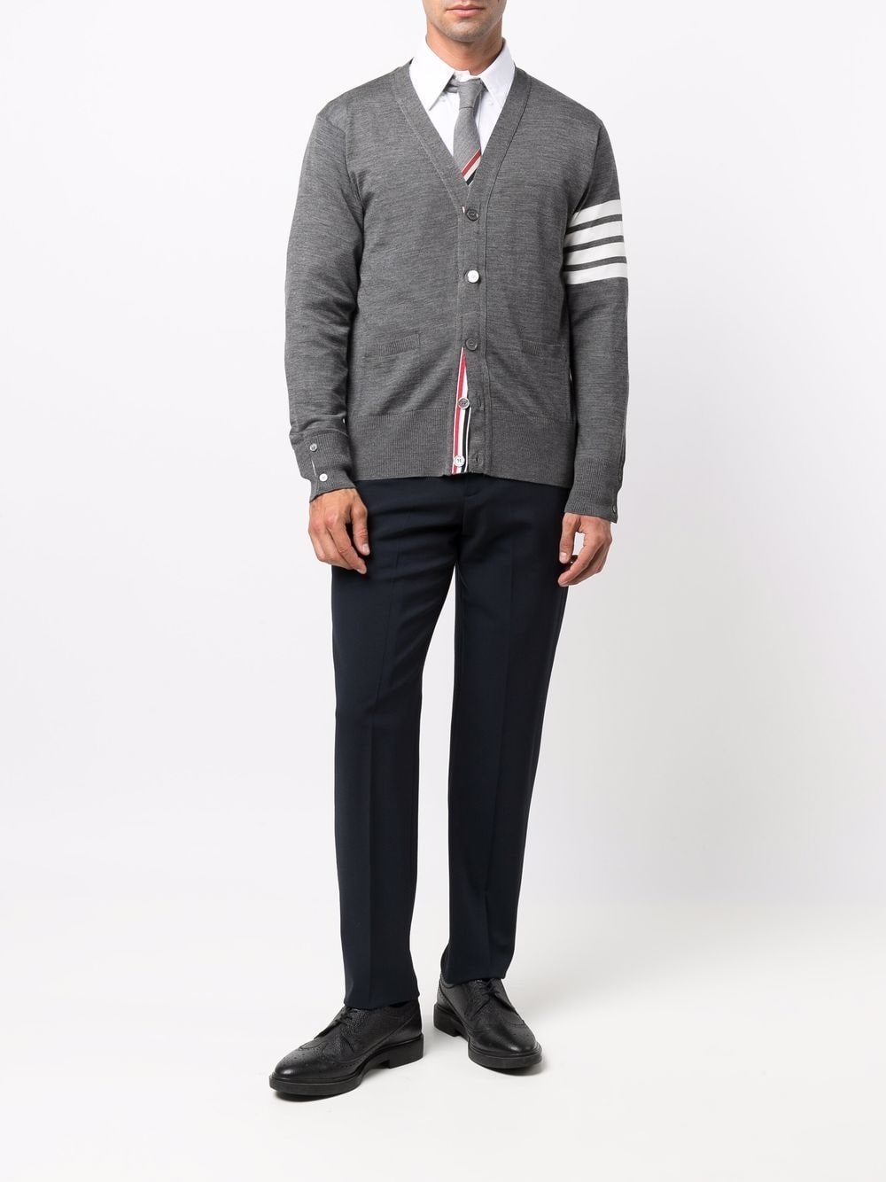 THOM BROWNE 4-Bar Cardigan for Men