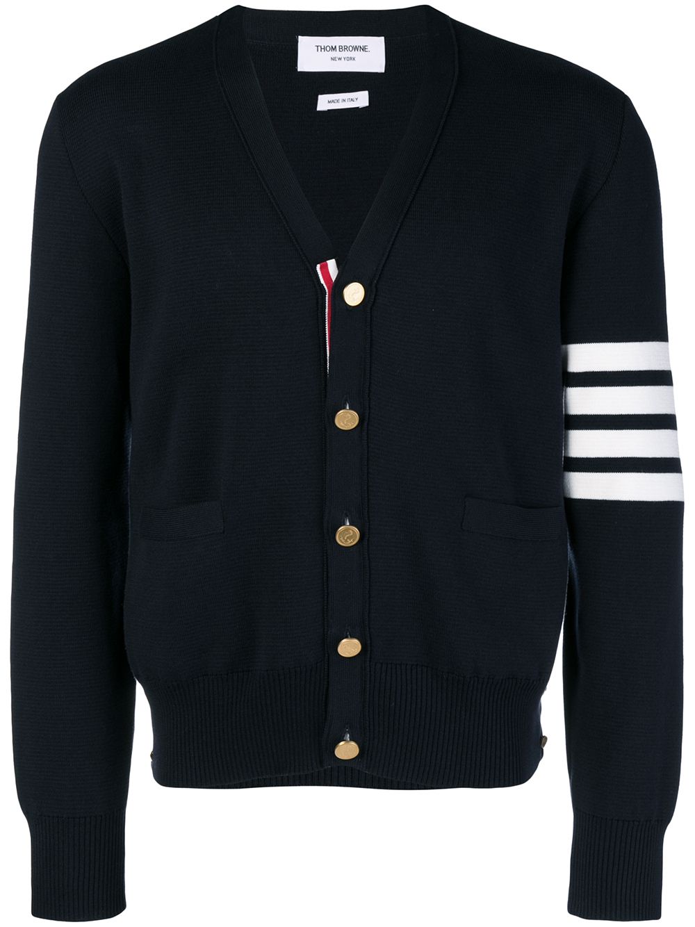 THOM BROWNE Men's 4-Bar Cotton Cardigan