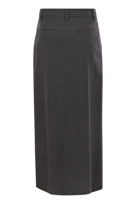 BRUNELLO CUCINELLI Sartorial Elegance Women's Long Skirt