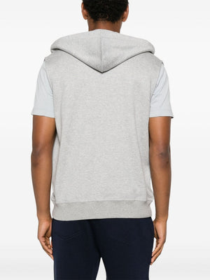 BRUNELLO CUCINELLI Men's Sleeveless Mini Hoodie