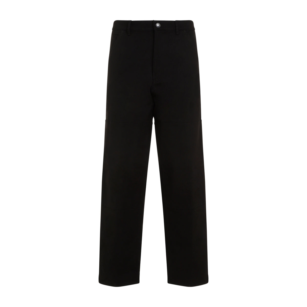 MONCLER Sleek Black Trousers for Men