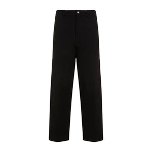 MONCLER Sleek Black Trousers for Men