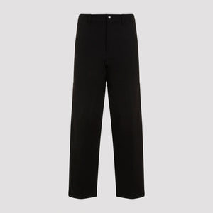 MONCLER Sleek Black Trousers for Men