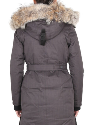 NOBIS Women's Mini Parka Jacket with Drawstring Hood