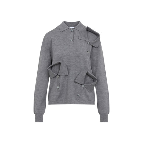 MOSCHINO Elegant 100% Wool Sweater for Women - Perfect for Spring/Summer 2025