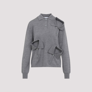 MOSCHINO Elegant 100% Wool Sweater for Women - Perfect for Spring/Summer 2025