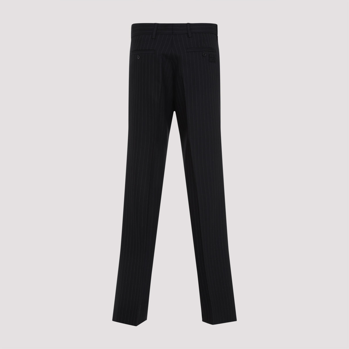 MIU MIU Diplomatic Stripe Relaxed Fit Pants for Women