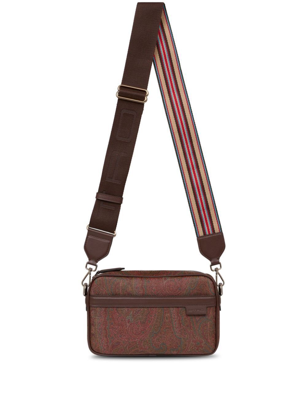 ETRO Mini Paisley Print Leather Crossbody Handbag