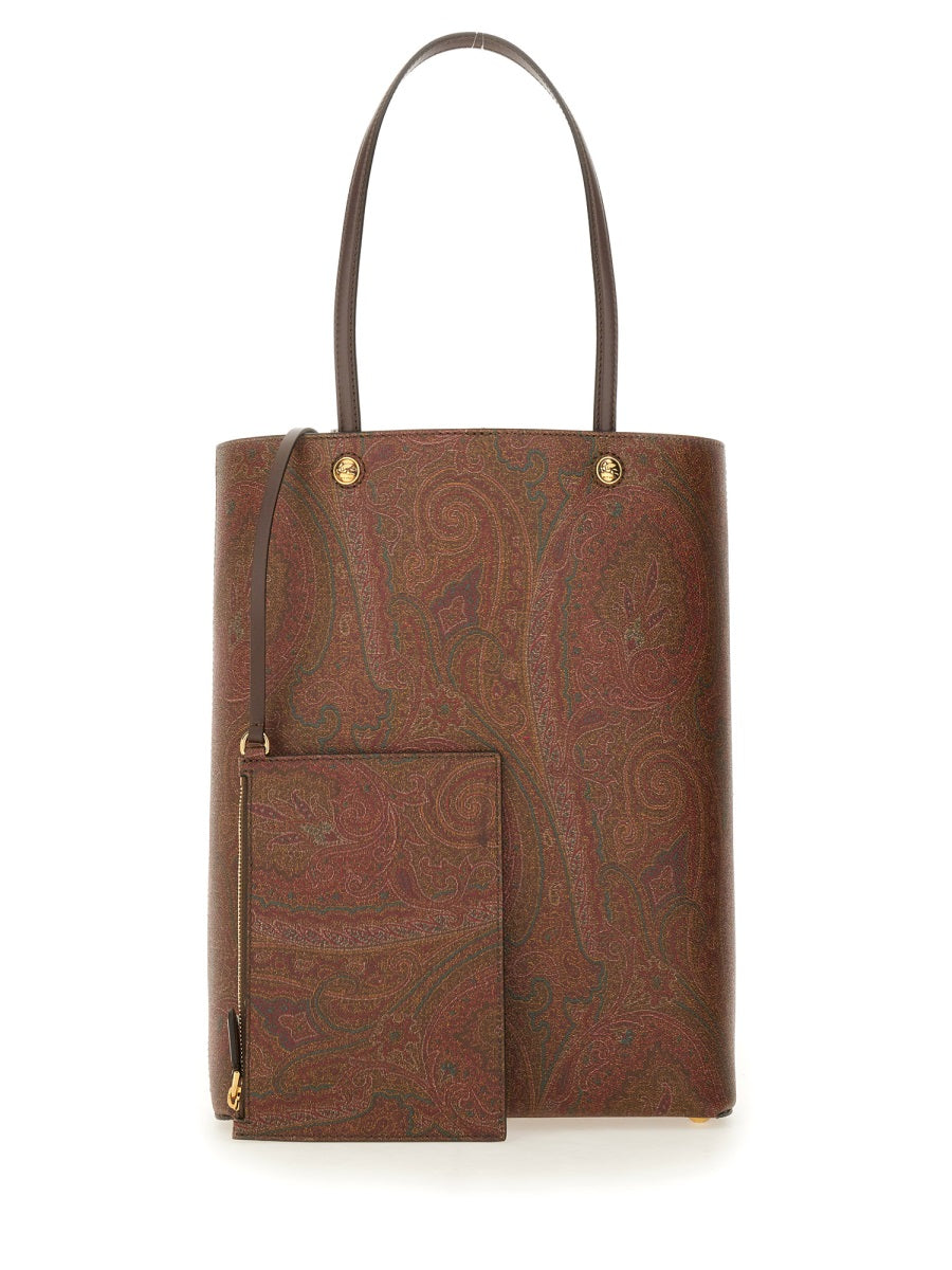 ETRO Paisley Print Shopping Handbag