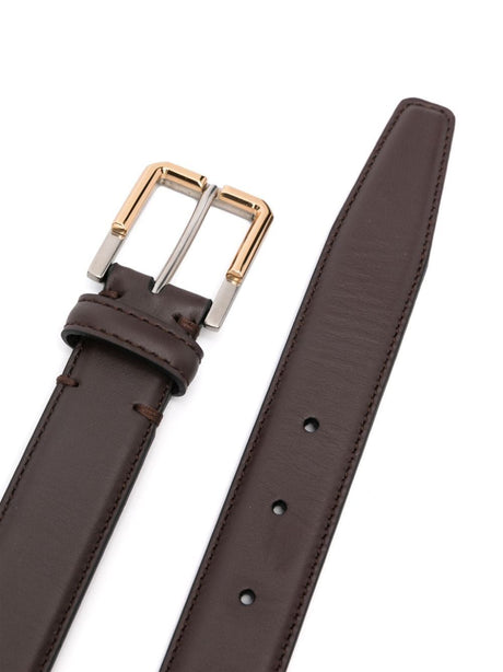 ETRO Double Galvanic Leather Belt