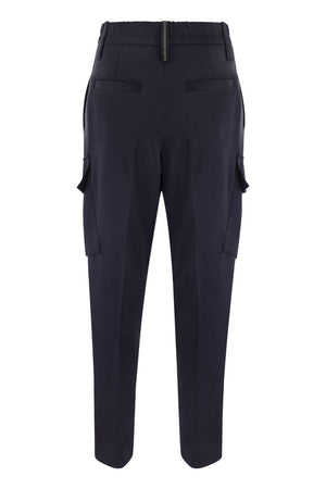 BRUNELLO CUCINELLI Sophisticated Cargo Trousers for Women - FW23