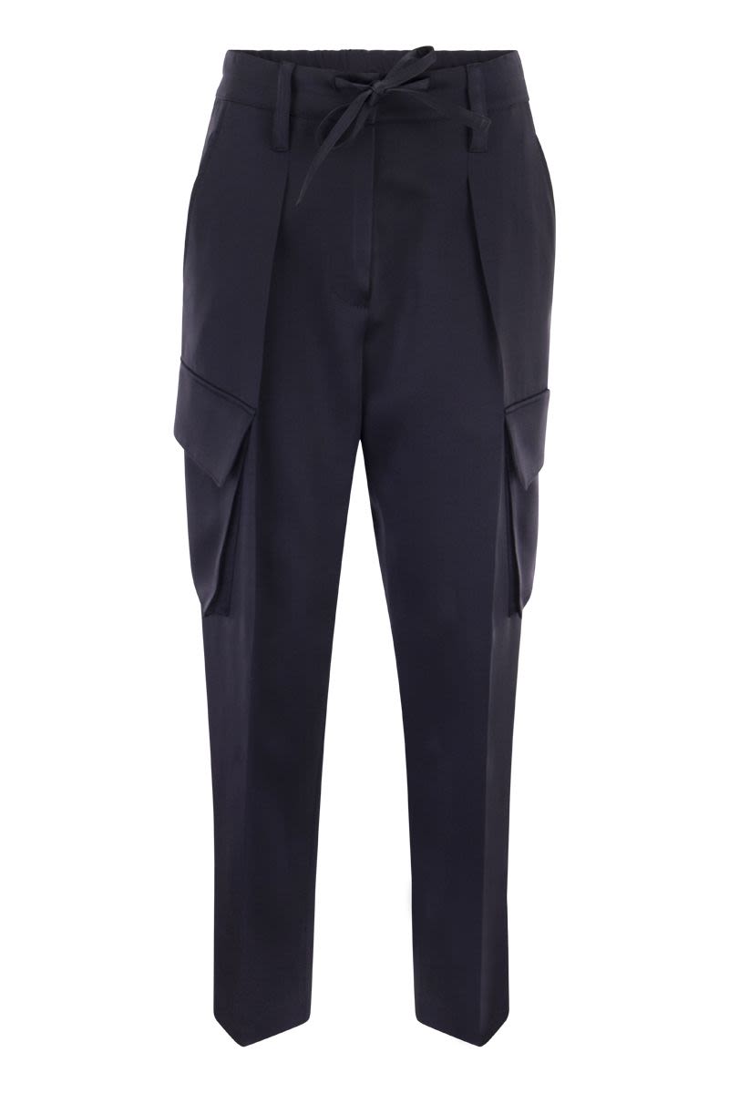 BRUNELLO CUCINELLI Sophisticated Cargo Trousers for Women - FW23