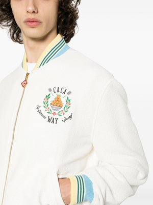 CASABLANCA Men's Spring/Summer 2024 Mini Bomber Jacket