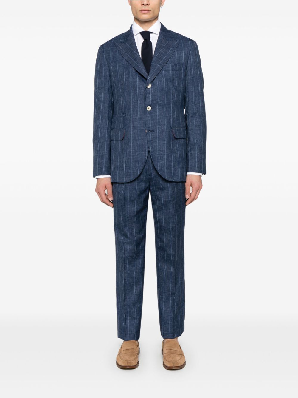 BRUNELLO CUCINELLI Wool Single-Breasted Suit - SS25 Collection