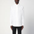 BRUNELLO CUCINELLI Men's Cotton and Linen Shirt with French Collar