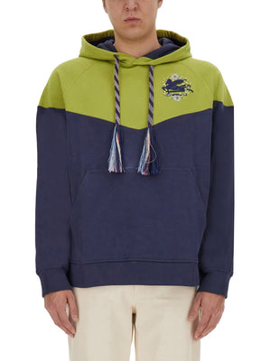 ETRO Hooded Sweatshirt with Logo - Size L