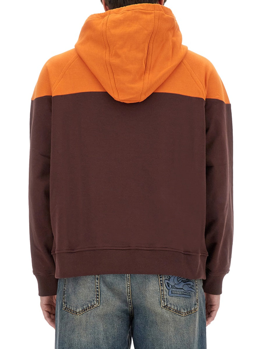 ETRO Hooded Sweatshirt with Logo - Size L