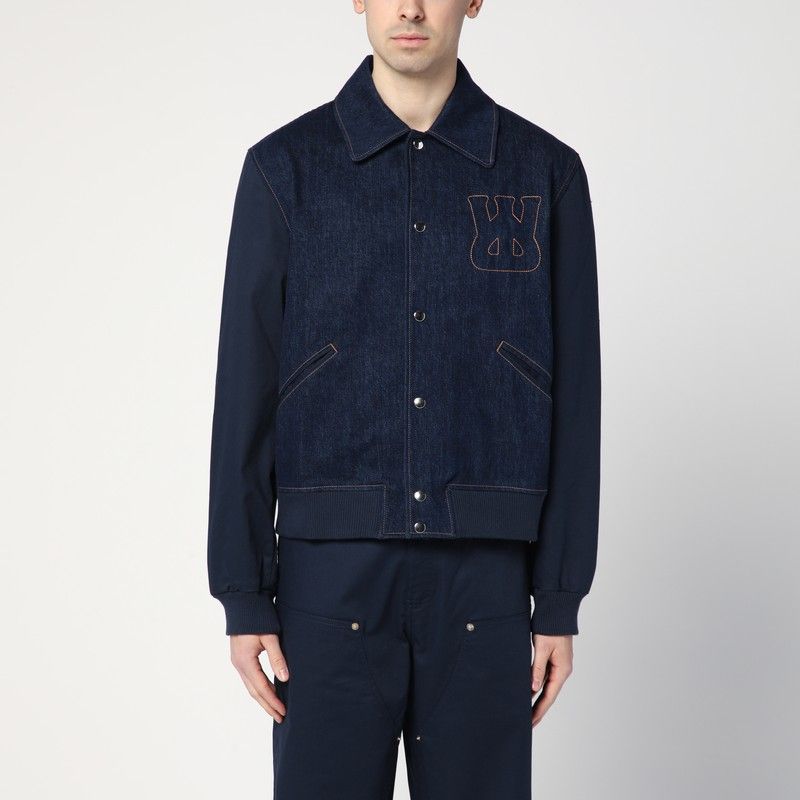 WALES BONNER Echo Denim Jacket for Men - SS25