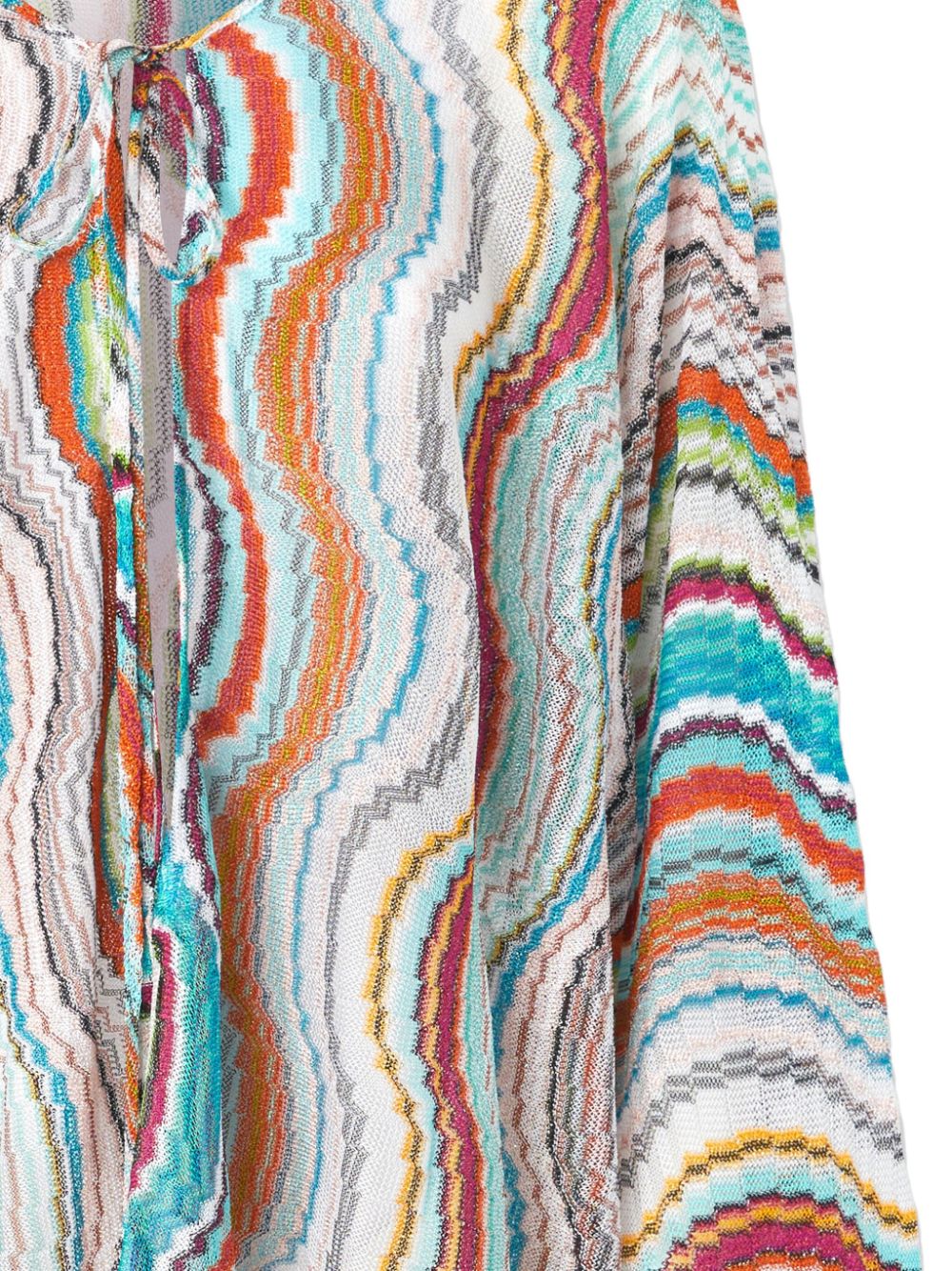 MISSONI Printed Short Cover Up with Front Tie - SS25