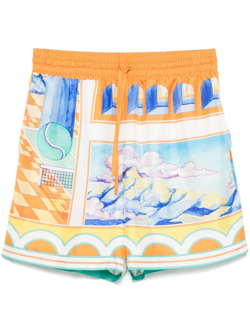 CASABLANCA Summer Mini Drawstring Shorts for Men