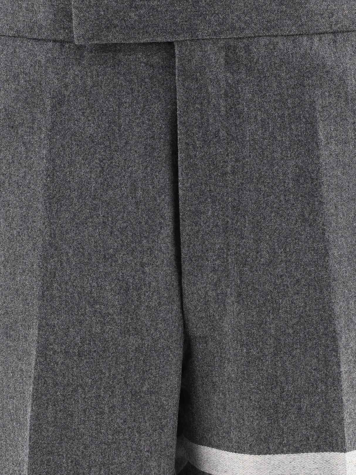 THOM BROWNE Regular Fit Low Rise Trousers