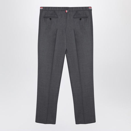 THOM BROWNE Elevated Wool Trousers for Men