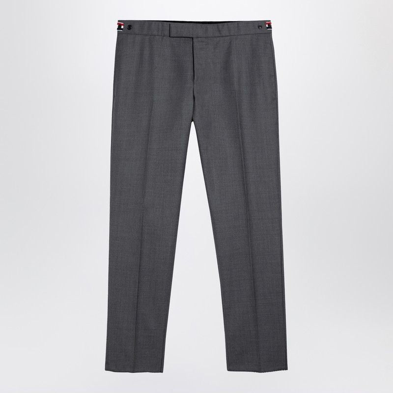 THOM BROWNE Elevated Wool Trousers for Men