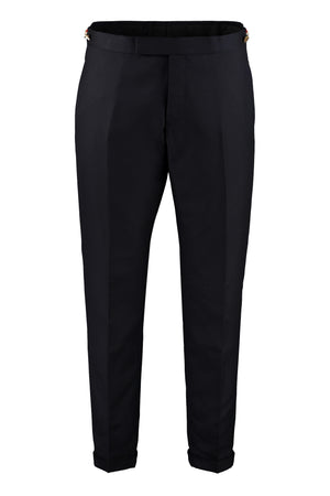 THOM BROWNE Elevated Wool Trousers for Men