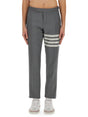 THOM BROWNE Skinny Fit Wool Pants - Size 2 JP