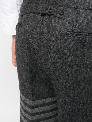 THOM BROWNE Drop-Crotch Mini Wool Trousers