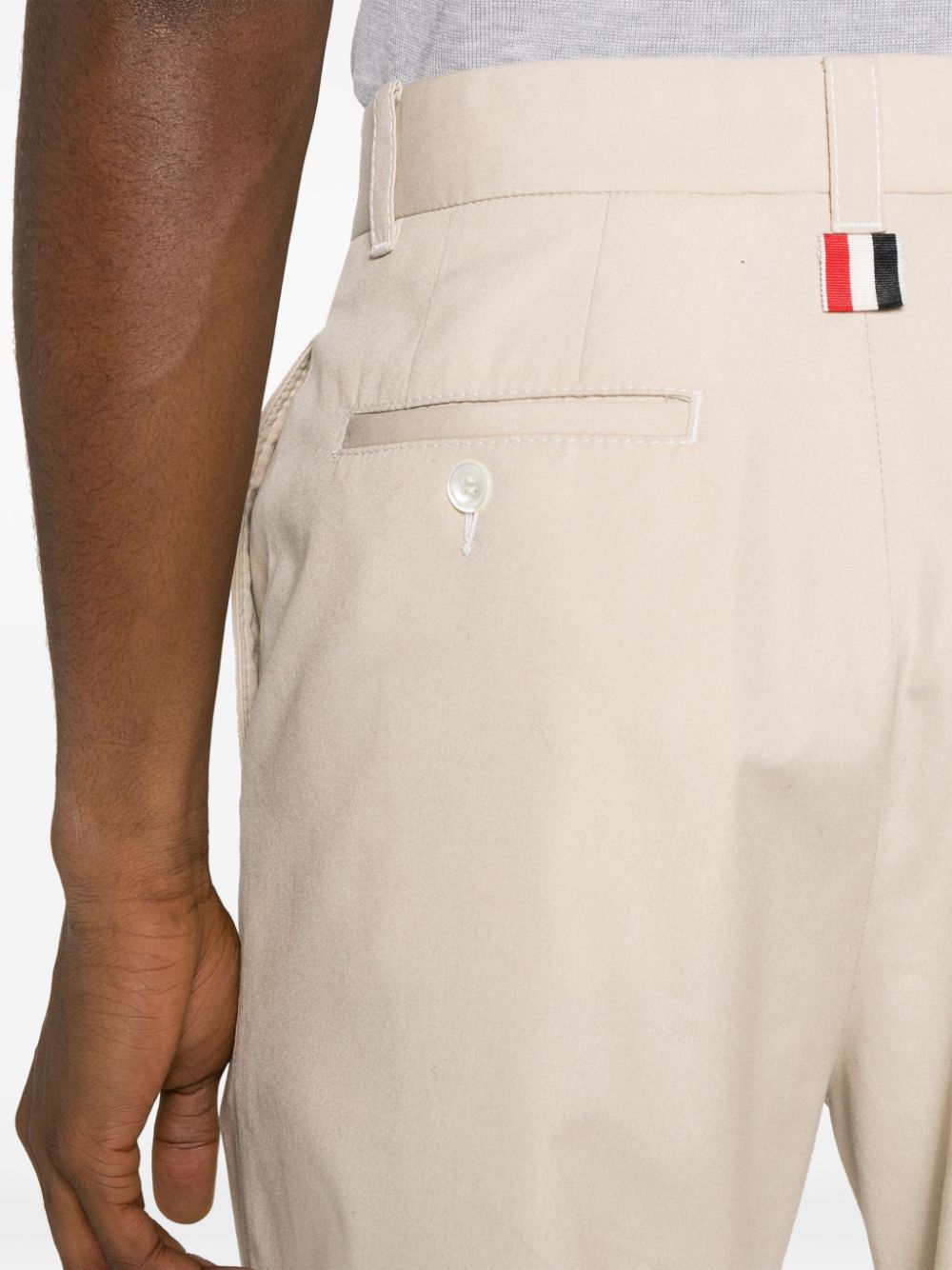 THOM BROWNE Tailored Cropped Straight Trousers