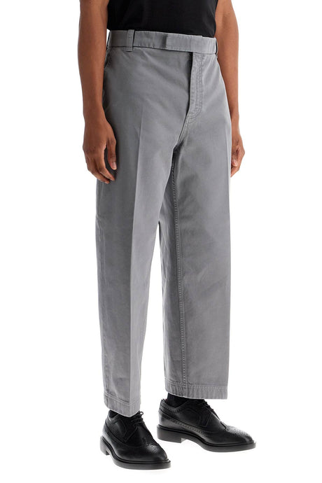 THOM BROWNE RWB Stripe Mini Cotton Chinos for Men