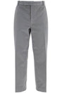 THOM BROWNE RWB Stripe Mini Cotton Chinos for Men